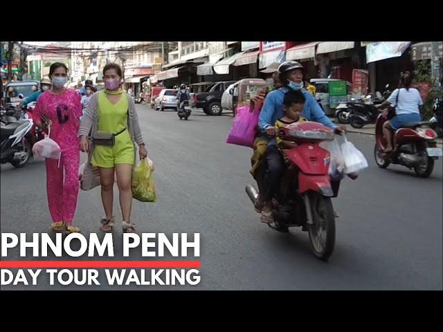 Phnom Penh of Cambodia day tour walking 2021