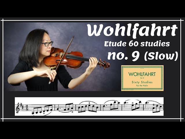 [Wohlfahrt 60 studies for violin] no. 9 (slow)