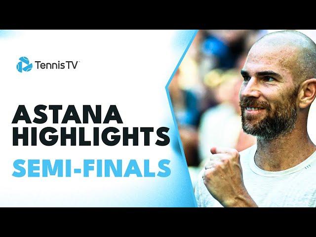 Korda Battles Medjedovic; Mannarino Faces Ofner | Astana 2023 Semi-Final Highlights