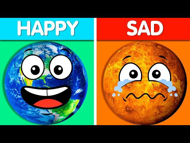 Venus is CRYING! | Happy Earth | Learning the opposite word | Story for Kids