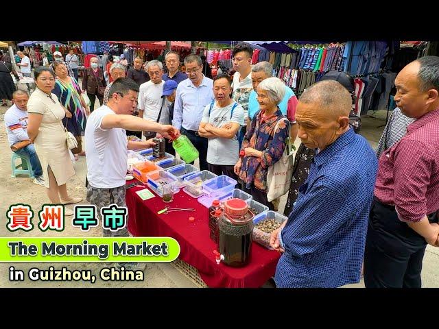 The Morning Market in Guizhou, China: op-notch Spicy Chicken, Chili and Tofu Paradise, Relaxed Vibe