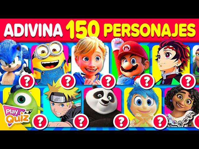 Adivina 150 Personajes Animados - Adivina Quién es por la foto ️ ¿Cuánto Sabrás?  | Play Quiz