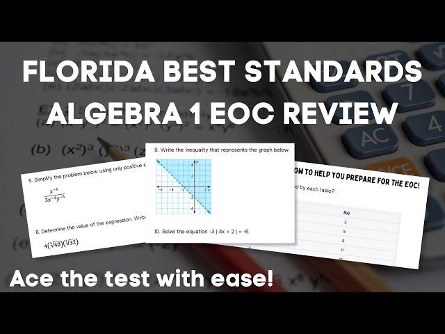 B.E.S.T. Algebra 1 EOC Review!