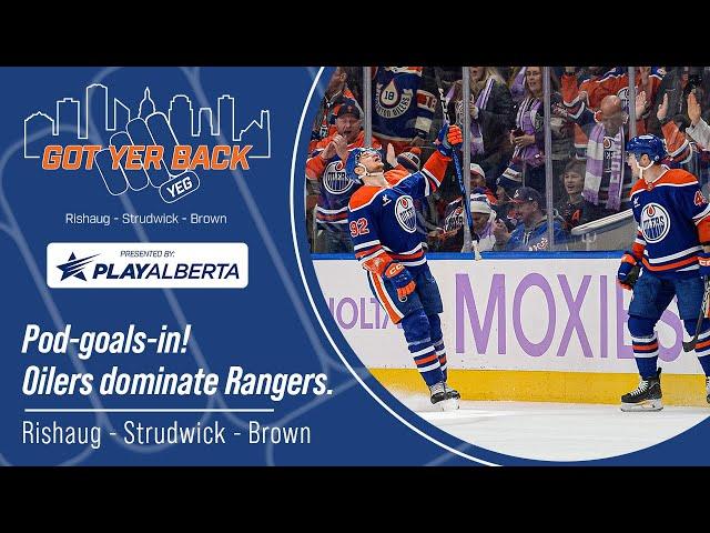 Pod-goals-in! Oilers dominate Rangers.