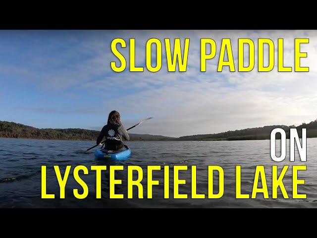 Slow WALK Episode 5:  Lysterfield Lake Paddle