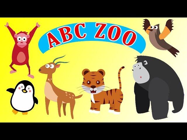 ABC Phonics Zoo Song | Alphabets Animals Song For Children By Baby Time