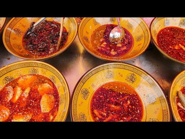 SPICY Chinese Street Food Tour in Chengdu, China |  BEST Street Food in Szechuan,  China