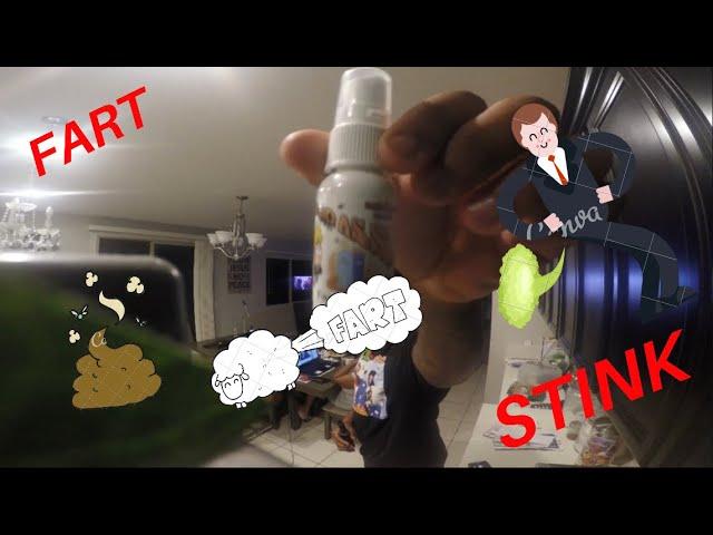 FART SPRAY PRANK ON (MOMS)!!