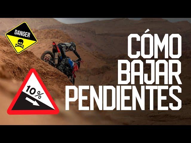 ¿CÓMO BAJAR UNA PENDIENTE CON TU MOTO TRAIL? 