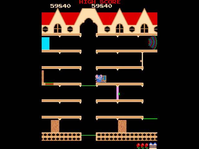 Arcade Game: Mappy (1983 Namco)