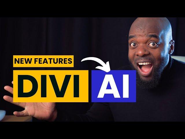 Update: Build Stunning Web Pages With The New Divi Ai Feature!