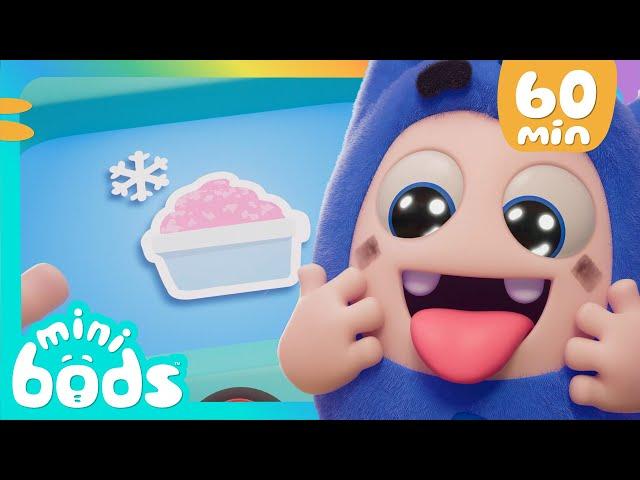 The Answer is Always Ice Cream  | Minibods | Mini Oddbods | Baby Oddbods | Funny Cartoons For Kids