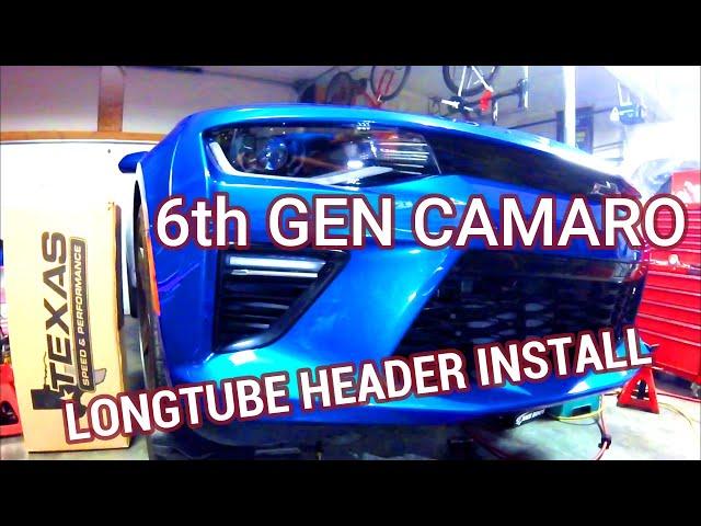 How To Install Texas Speed Longtube Headers On A 6th Gen Camaro