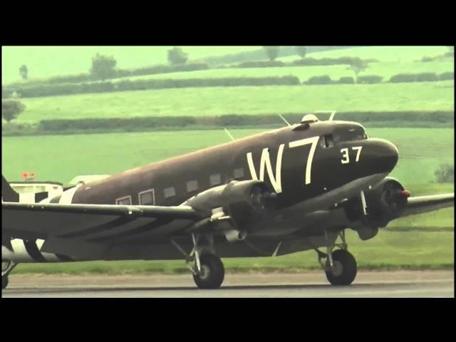 Douglas C-47 Skytrain N345AB at Prestwick 20/5/2014