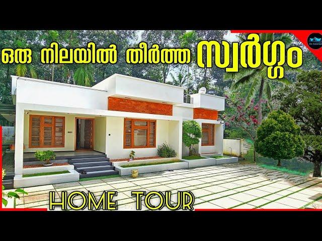 ഒരു നിലയിൽ തീർത്ത സ്വർഗ്ഗം|Contemporary kerala home|Home Tour Malayalam|Trending home|Dr. Interior