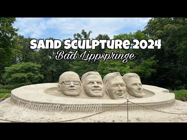 Bad Lippspringe Gartenschau || #fußball Theme Sand Sculpture 2024 ||Angbisayasaalemanya #event