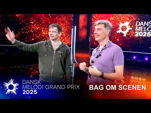 Backstage til Dansk Melodi Grand Prix 2025 / Ralf Strøbech viser rundt