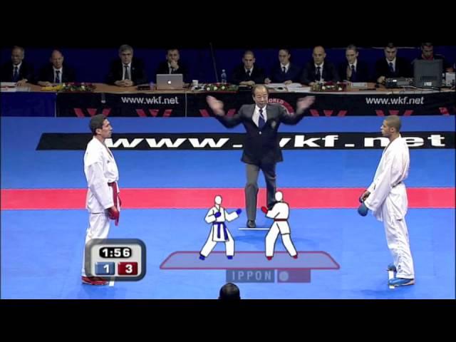 Hacen Guiri vs Ludovic Cacheux :: WKF World Karate Championships :: Belgrade 2010