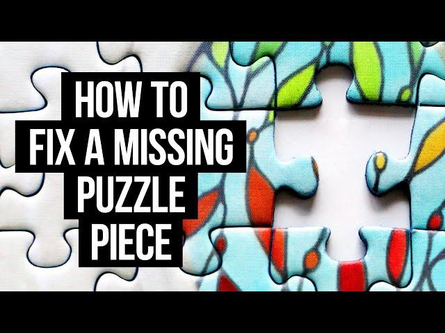 How to Make a Replacement Jigsaw Puzzle Piece