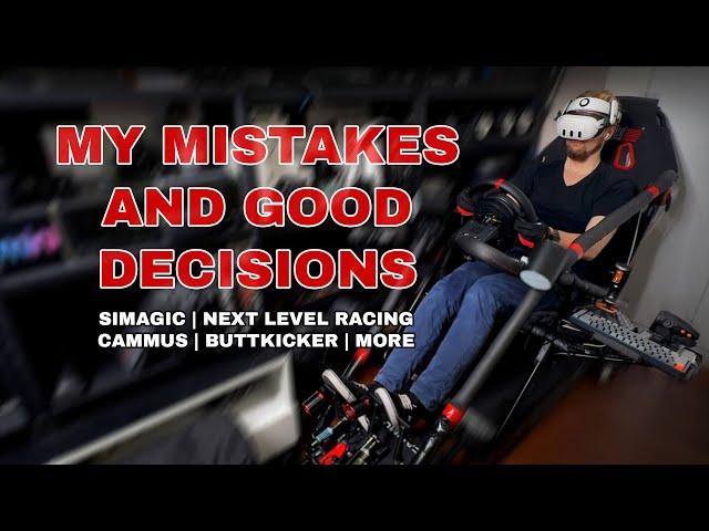 Next Level Racing F-GT Lite + upgrades, Cammus C5 & LC100, Simagic Haptic Reactor, Buttkicker, etc.