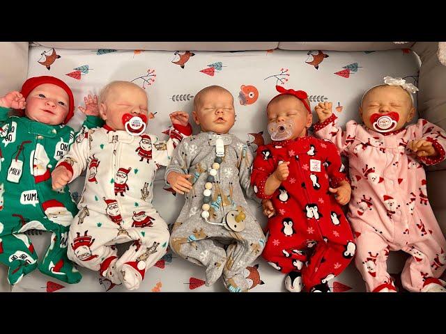 Changing All of My Reborn Babies For Christmas! 