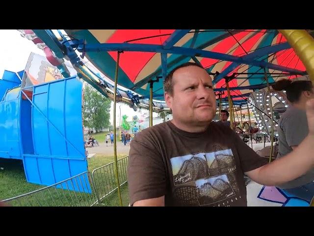 merry go round at logan county fair #fairrides @rtraveler2004