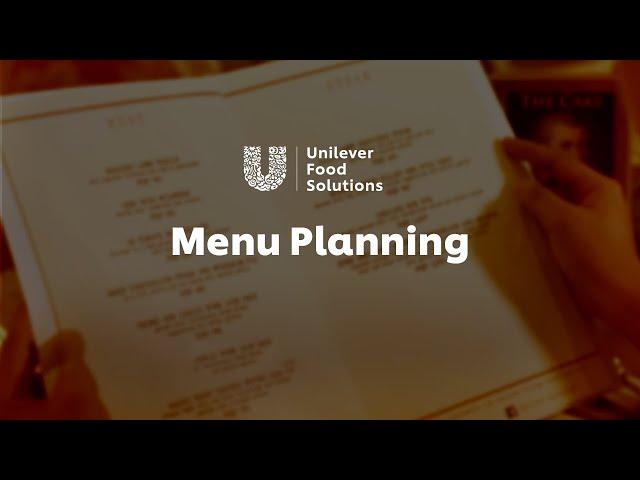 Menu Planning | Chefmanship Academy