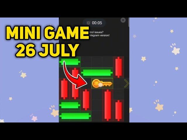 Mini Game Hamster Kombat 26 July