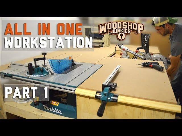 Building the ultimate ALL-IN-ONE woodworking station - PART 1