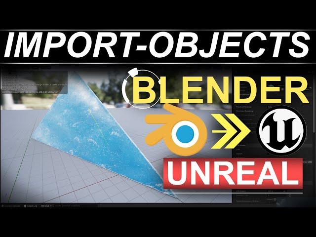 Import Objects From Blender to Unreal 5 (2 MINUTES!!)