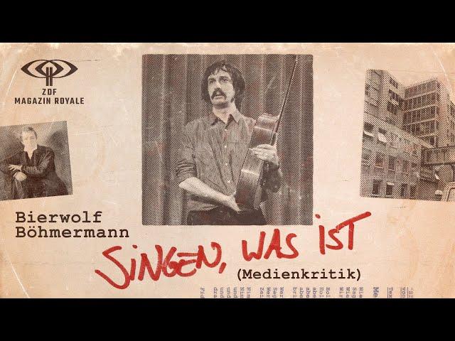 Bierwolf Böhmermann – "Singen, was ist (Medienkritik)" (LIVE TV-KONZERTMITSCHNITT 1973)