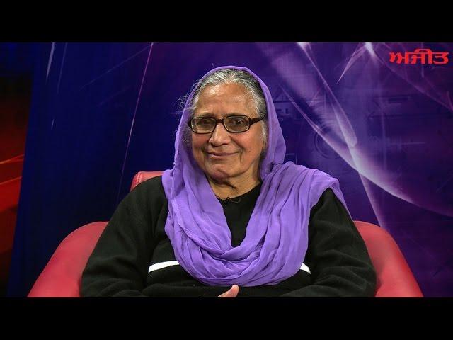 Dr. Inderjit Kaur, President of All India Pingalwara Society on Ajit Web TV.