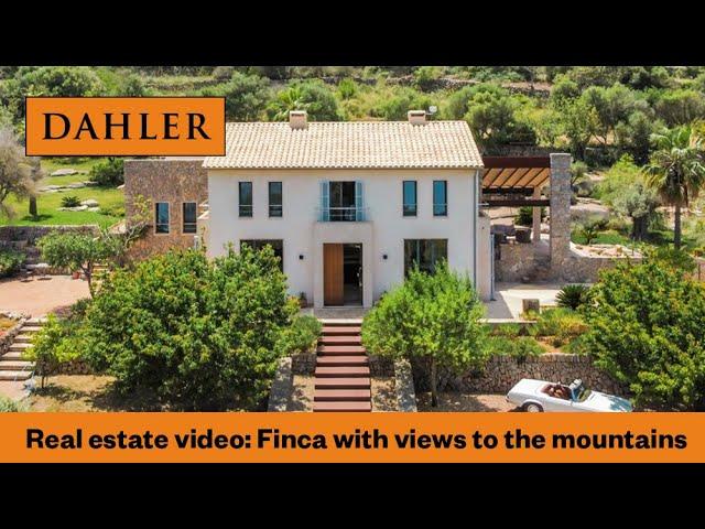 Sustainable designer finca with its own quarry, well and views as far as the Tramuntana mountains