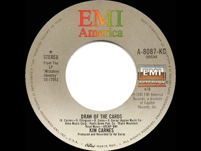 1981 HITS ARCHIVE: Draw Of The Cards - Kim Carnes (stereo 45 single version)
