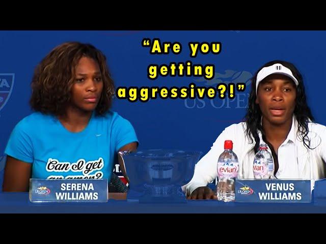 Most INTENSE Press Conferences in Tennis | Serena Williams, Nadal, Federer, Djokovic and More