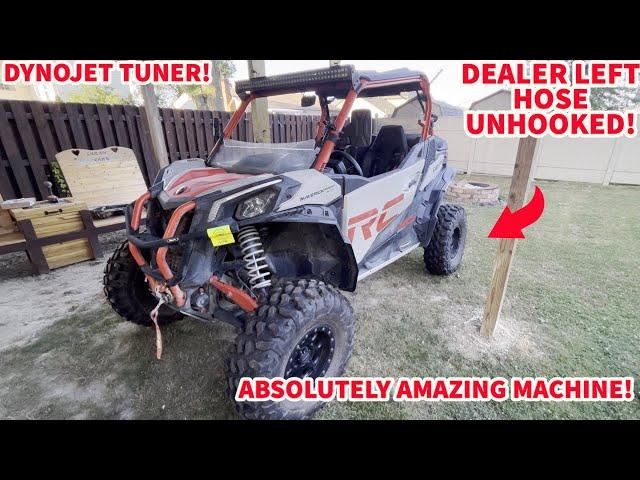 CAN AM MAVERICK SPORT XRC 1000R 1500 MILE REVIEW! WATER LEAK FIXED, NEW BELT, & HOSPITAL!