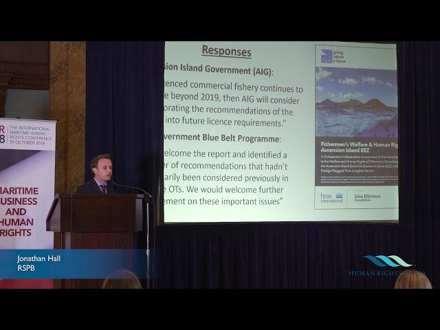 Human Rights at Sea: IMHR Conference 2018 Jonathan Hall RSPB