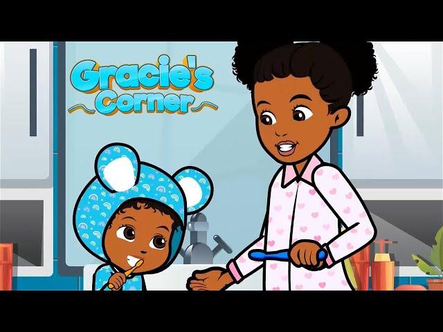 The Toothbrushing Song | Gracie’s Corner | Nursery Rhymes + Kids Songs