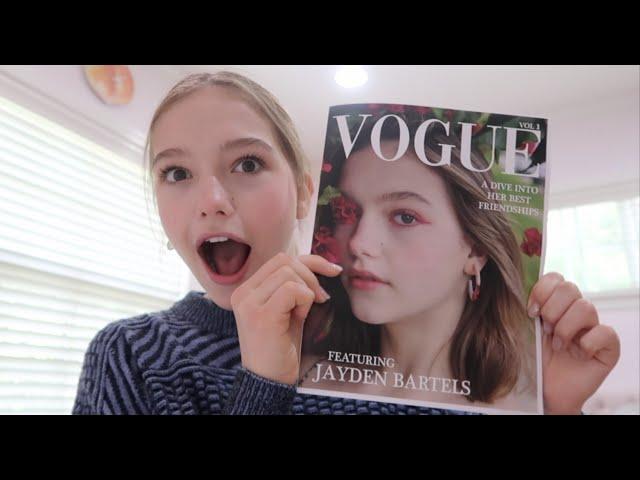 Making my own Vogue Magazine! || Jayden Bartels