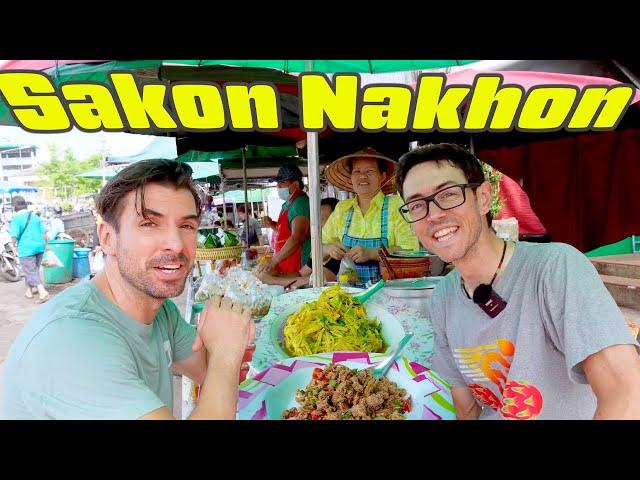 Morning Market Tour in North East Thailand || New Friends + SUPER Food Finds   