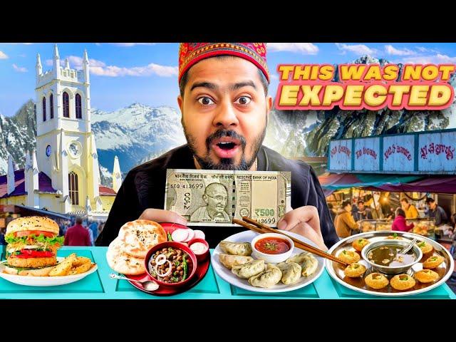 Shimla ka NATIONAL Street Food India  Himachali Sidhu, Pahadi Basket Chaat