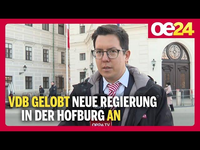 Nach 155 Tage Warten: VdB gelobt neue Regierung an