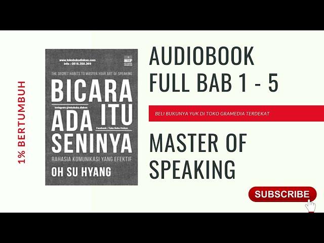 BICARA ITU ADA SENINYA #publicspeaking #audiobook