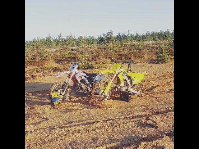 Loppukesän pärräilyt (KTM125, Honda CR125, Suzuki 250RMZ)