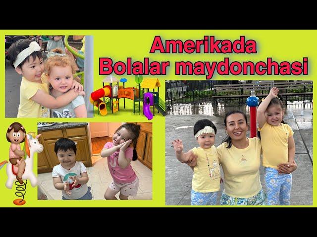 #VLOG ERDAN PUL SO’RASH USULI  #playground #Aisha #игроваяплощадка #uzbechka #aqsh #amerika