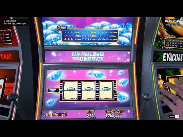 GTAV CASINO SLOT MACHINE $1.25 MILLION JACKPOT!!