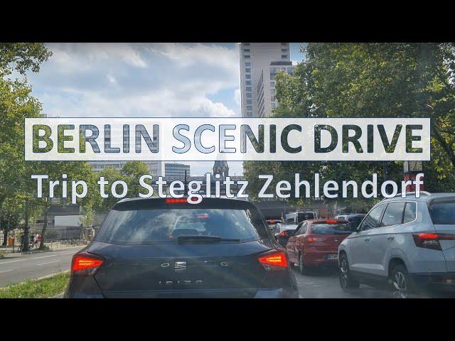 Scenic Drive to the Indonesian Ambassador's Residence in Steglitz-Zehlendorf, Berlin [2K 60FPS]