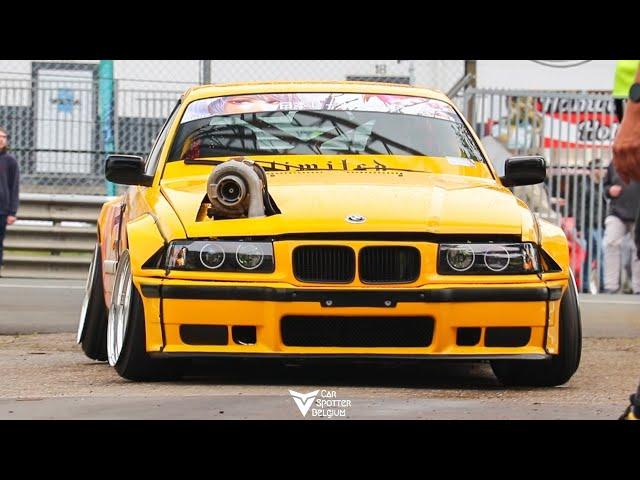 Modified Cars Leaving a Carshow | RACE WARS 2023