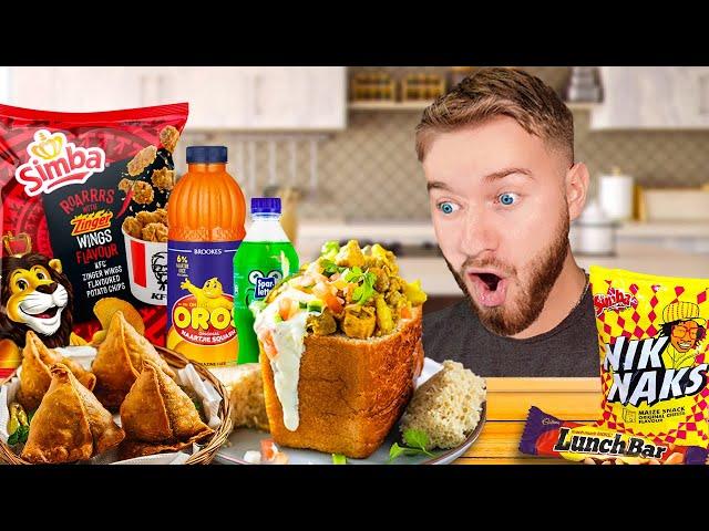 German Tries South African Food