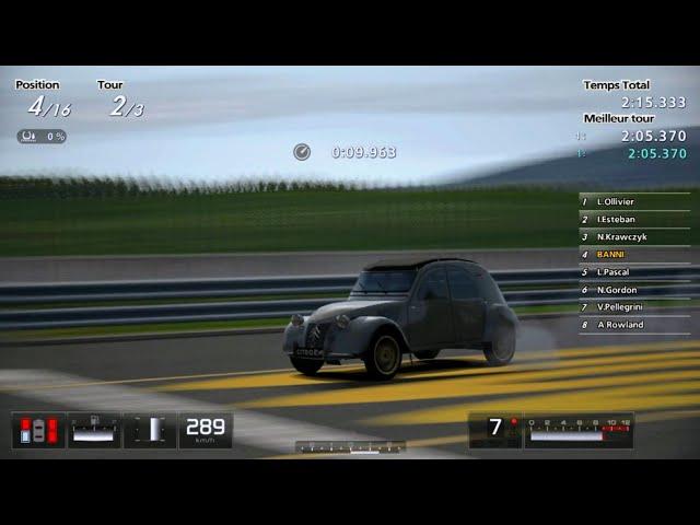 Gran Turismo 5 - Citroën 2CV Type A '54 (HYBRiD) PS3 Gameplay